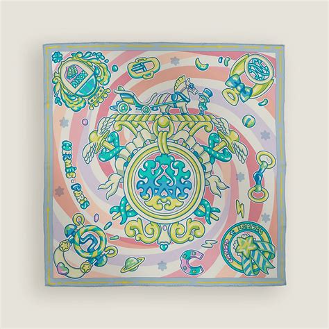 hermes candy libris scarf